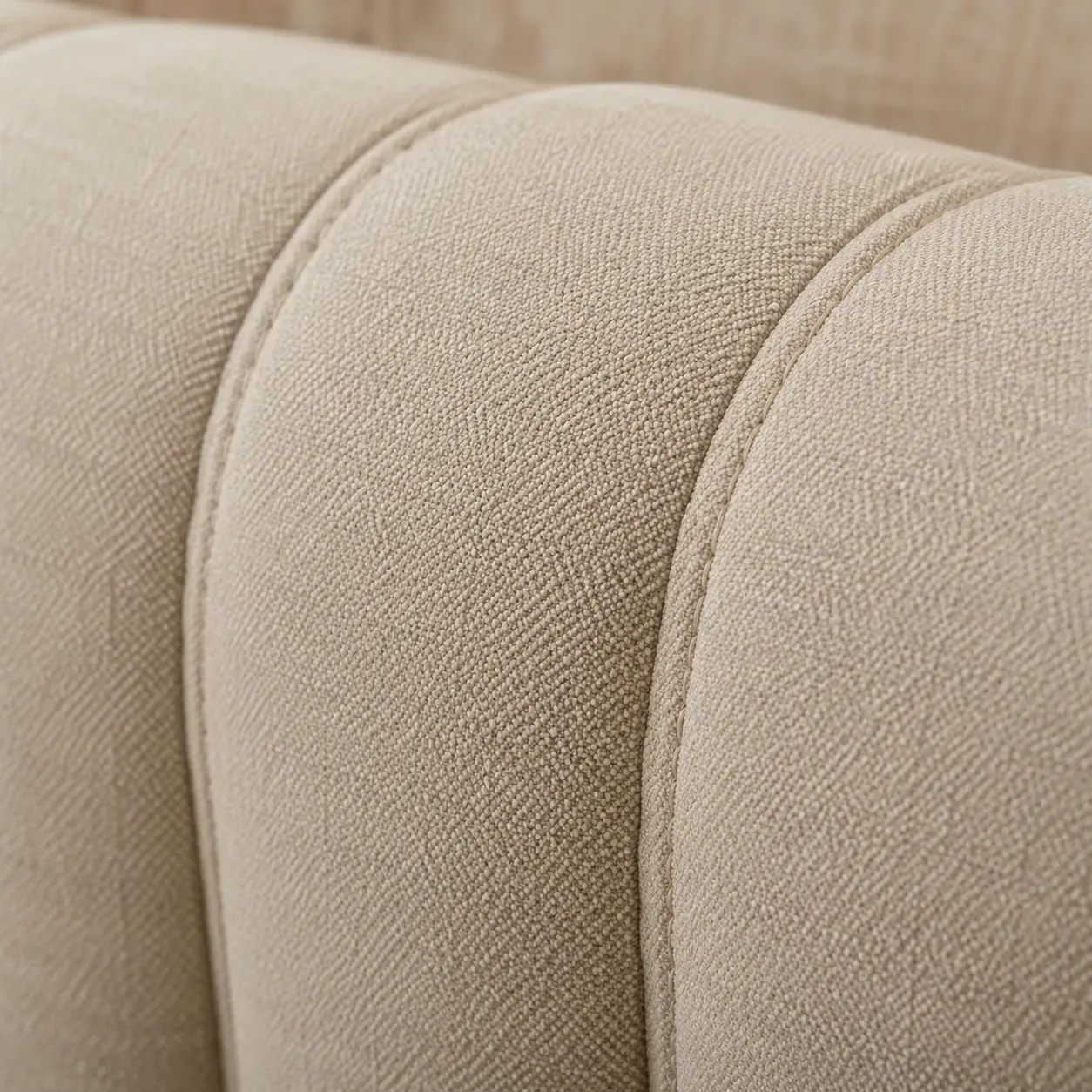 Chaise end of the sectional with washable loose covers